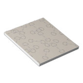 Beige Equestrian Horse Bits Notitieblok (Schuin)