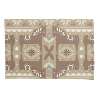 Beige esthetische Scandinavische Kerstmis Kussensloop
