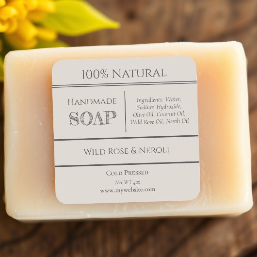 Beige | Étiquettes de produits contenant des ingré