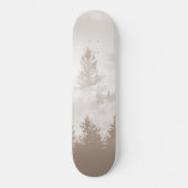 Beige Forest Dream 1 #art #travel Skateboard (Voorkant)
