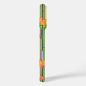 Beige Geo Bloemenprint Case-Mate iPhone Case (Achterkant / Rechts)