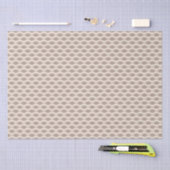 Beige geometric paper tissuepapier (Craft)