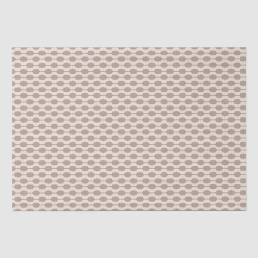 Beige geometric paper tissuepapier (Voorkant)