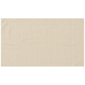 Beige geruite tafelkleed (Voorkant (Horizontaal))