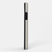 Beige getextureerde papieren accessoires die u kun Case-Mate iPhone case (Achterkant/rechts)