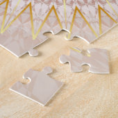 Beige Gold Mandala Legpuzzel (Zijkant)