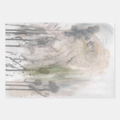 Beige Green Gray Abstract  Collage  Inpakpapier Vel (Voorkant 2)