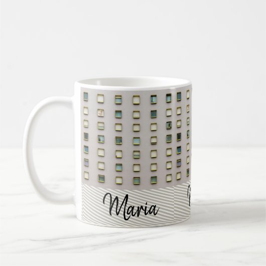 Beige Green Mok (Links)