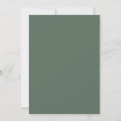 Beige Groene Talavera Trouw  Kaart (Achterkant)