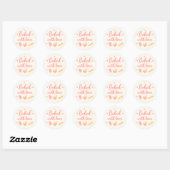 Beige Hearts Baking Thank You Sticker (Vel)