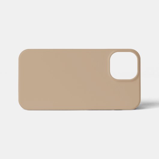 Beige iPhone Hoesje (Achterkant horizontaal)