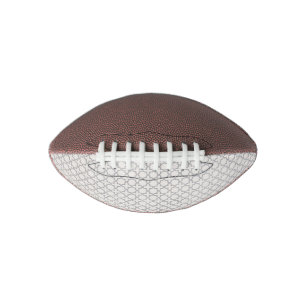 Beige Islamitisch geometrisch patroon American Football