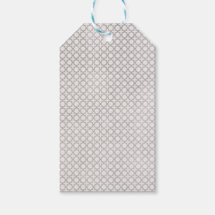 Beige Islamitisch geometrisch patroon Cadeaulabel