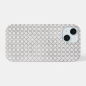 Beige Islamitisch geometrisch patroon iPhone 15 Hoesje (Achterkant horizontaal)