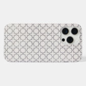Beige Islamitisch geometrisch patroon iPhone Hoesje (Achterkant horizontaal)
