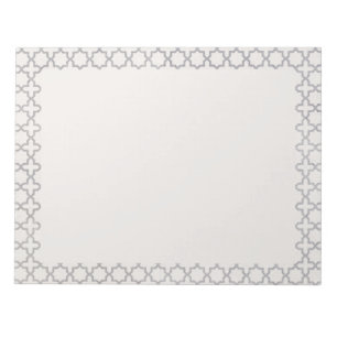 Beige Islamitisch geometrisch patroon Notitieblok