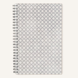 Beige Islamitisch geometrisch patroon Notitieboek