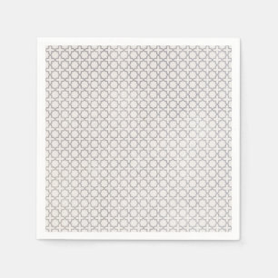Beige Islamitisch geometrisch patroon Servet