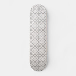 Beige Islamitisch geometrisch patroon Skateboard
