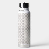 Beige Islamitisch geometrisch patroon Waterfles (Rechts)