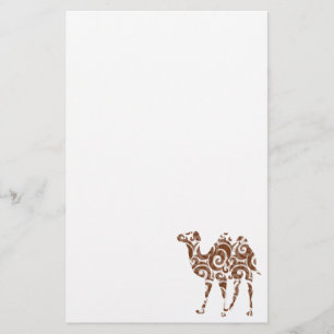 Beige kamel briefpapier