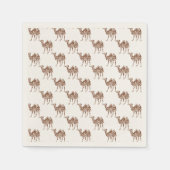 Beige kamel servetten (Voorkant)