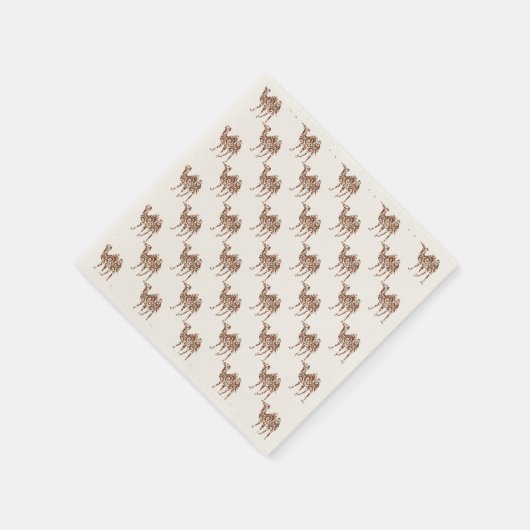 Beige kamel servetten (Hoek)