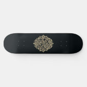 Beige Keltische Draak Skateboard (Horizontaal)