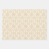  beige kerstinpakpapier inpakpapier vel (Voorkant)