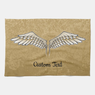 Beige Keukenhanddoek met Vleugels