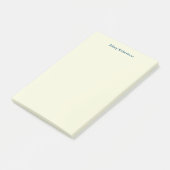 Beige Kleur Duidelijk Elegant Professioneel Modern Post-it® Notes (Schuin)