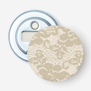 Beige lace button flesopener