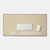 Beige Leraar Bureaumat (Keyboard & Muis)