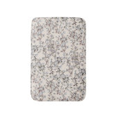 Beige Linen Gray Dainty Elegant Floral Pattern Badmat (Voorkant Verticaal)