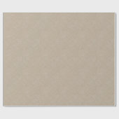 Beige Linen Texture Cadeaupapier (Vlak)