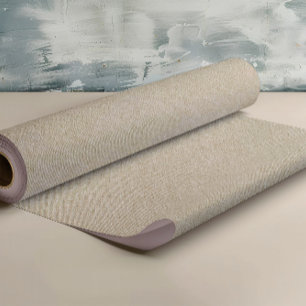 Beige Linen Texture Cadeaupapier