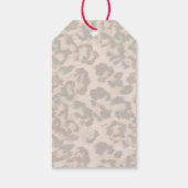 Beige luipaard. cadeaulabel (Achterkant)
