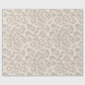 Beige luipaard. cadeaupapier (Vlak)