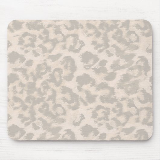 Beige luipaard. muismat (Voorkant)