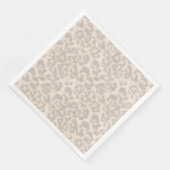 Beige luipaard. servet (Hoek)