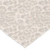 Beige luipaard. tafelkleed (Gekanteld)