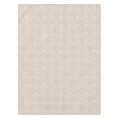 Beige luipaard. tafelkleed (Voorkant)