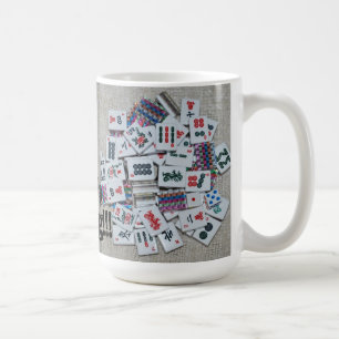 Beige- mah jongg mok