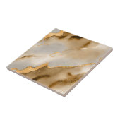 Beige marble Stones Ceramic Tegel Tegeltje (Zijkant)