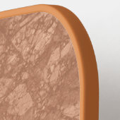 Beige Marble Terrazzo Texture Monogram Pickleball Paddle (Links Detail)