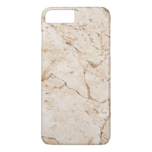 Beige Marble Texture iPhone 8 Plus / 7 Plus Hoesje