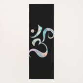 Beige Marbled Om  Yogamat (Achterkant)