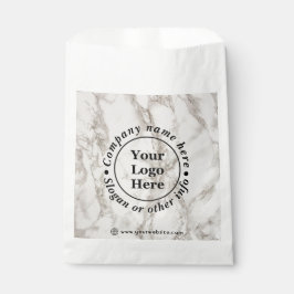 Beige marmer bedankzakje