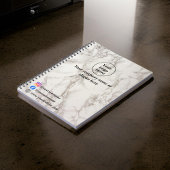 Beige marmer notitieboek