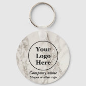 Beige marmer sleutelhanger (Voorkant)